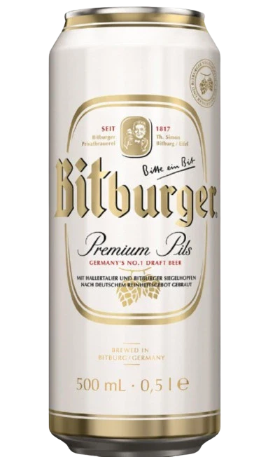 BITBURGER PILS 500ML CAN @ Deerfoot Meadows [1014516]