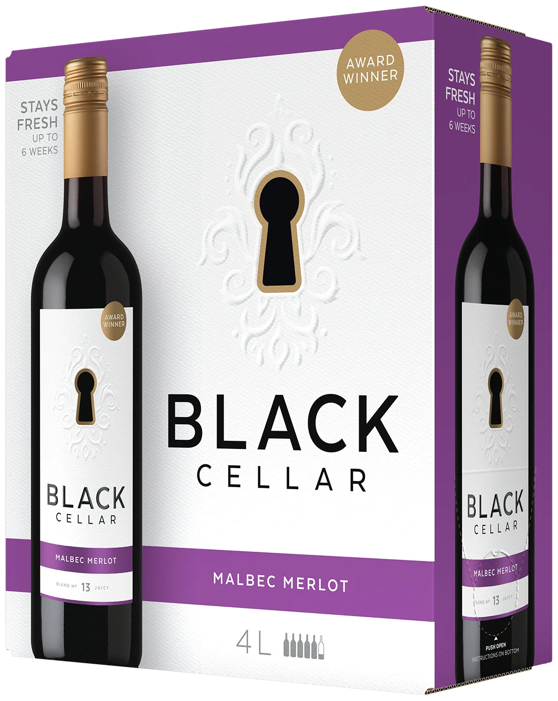 BLACK CELLAR MALBEC MERLOT 4L @ Saskatoon [1040911]