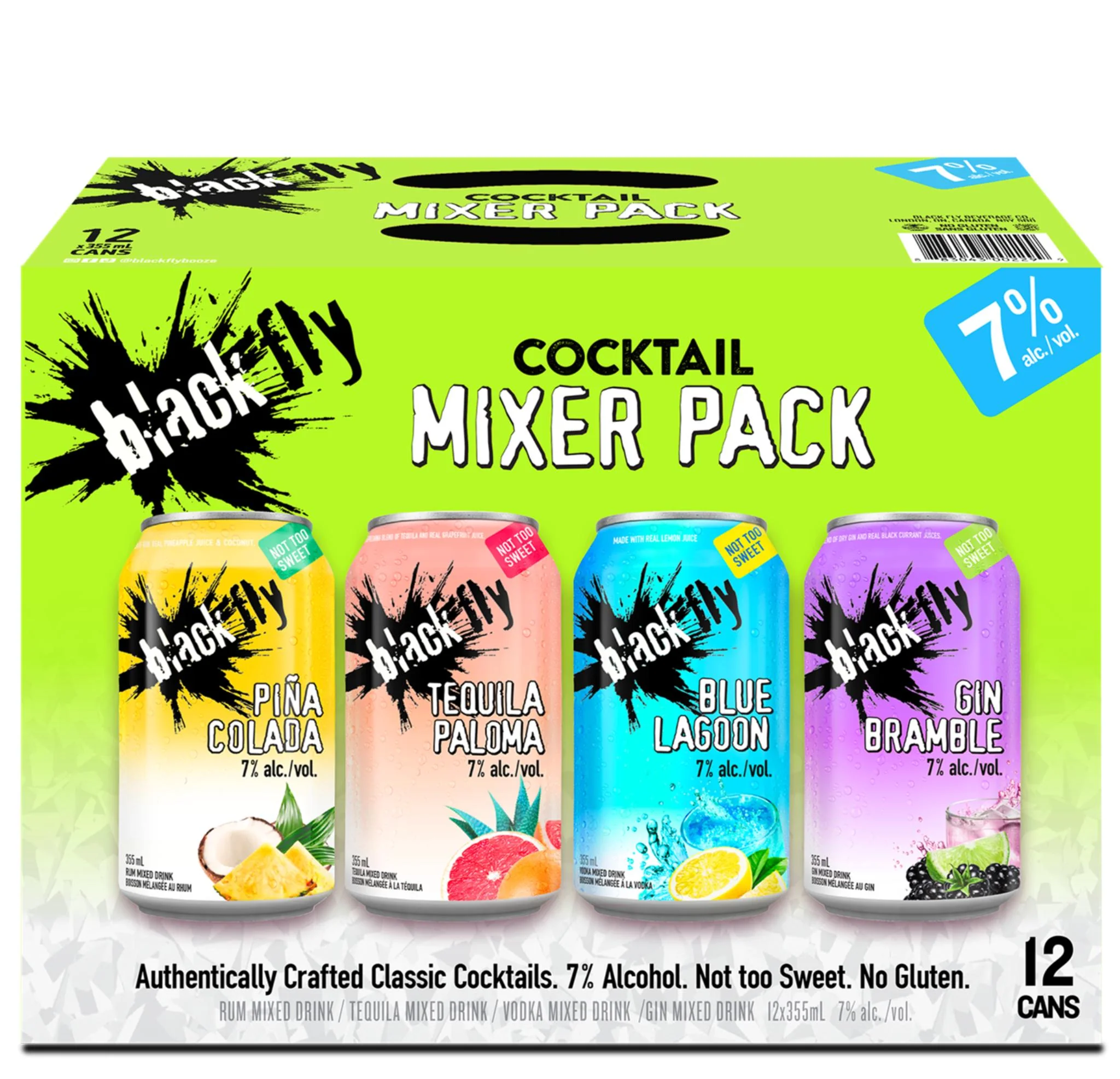 BLACK FLY CLASSIC COCKTAIL MIXER 355ML 12PK CAN @ Deerfoot Meadows [1047234]
