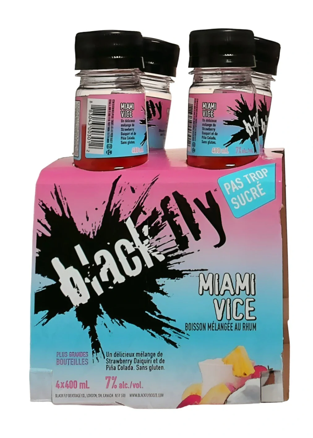BLACK FLY MIAMI VICE 400ML 4PK BT @ Deerfoot Meadows [1056367]