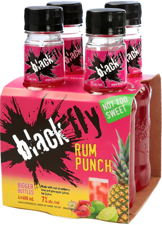 BLACK FLY RUM PUNCH 400ML 4PK BT @ Saskatoon [1009254]