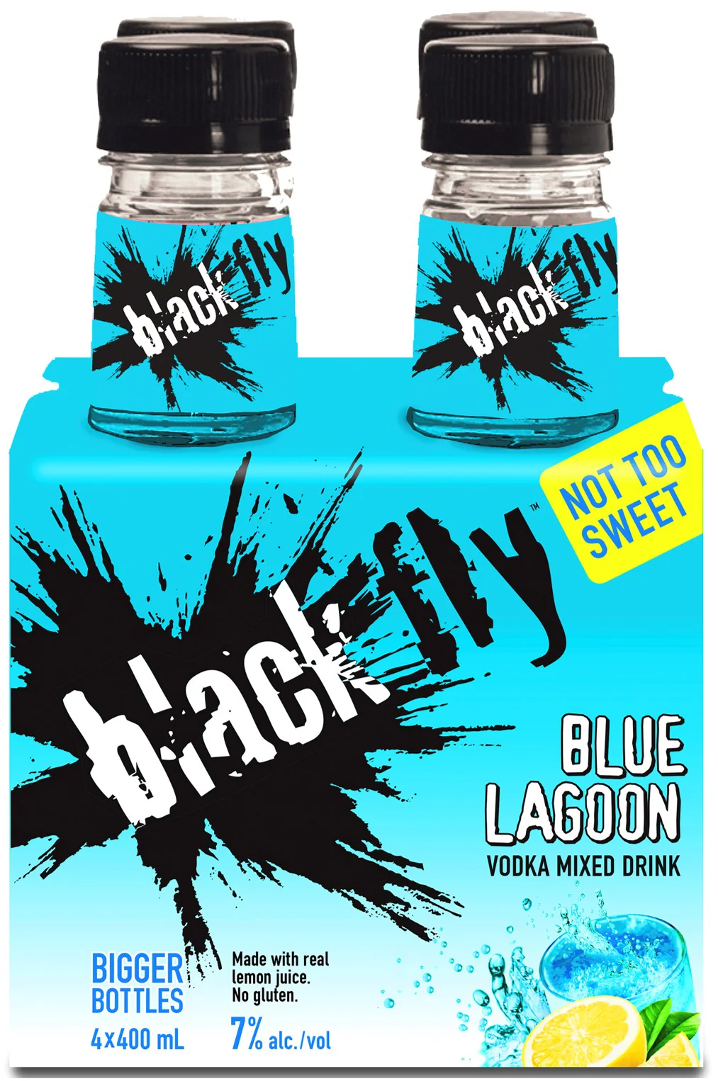 BLACK FLY VODKA BLUE LAGOON 400ML 4PK BT @ Saskatoon [1071574]