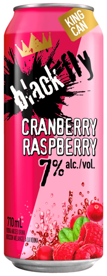 BLACK FLY VODKA CRANBERRY RASPBERRY 710ML CAN @ Saskatoon [1071576]