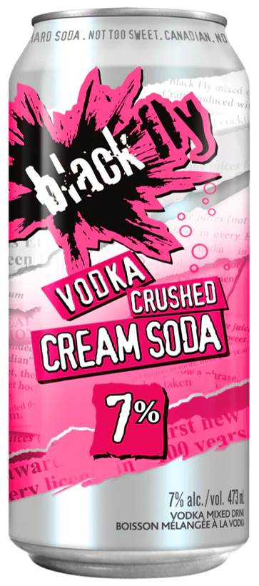 BLACK FLY VODKA CRUSHED CREAM SODA 473ML CAN @ Airdrie [1071577]