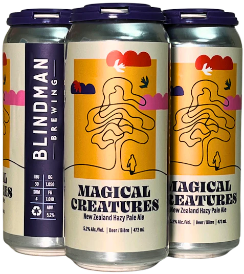 BLINDMAN MAGICAL CREATURES NZ PALE ALE 473ML 4PK CAN @ Windermere [1074885]
