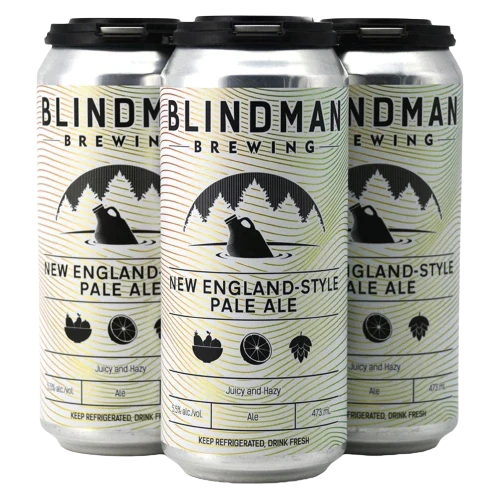 BLINDMAN NEW ENGLAND STYLE PALE ALE 473ML 4PK CAN @ MacTaggart [1003181]