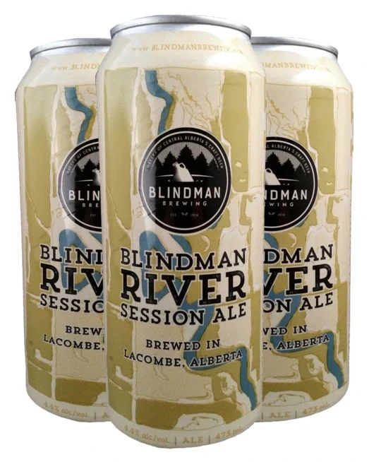 BLINDMAN RIVER SESSION ALE 473ML 4PK CAN @ MacTaggart [1002628]