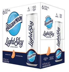 BLUE MOON LIGHT SKY WHEAT ALE 355ML 6PK CAN @ MacTaggart [1023837]