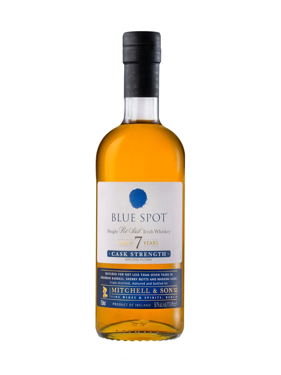 BLUE SPOT 7YR IRISH WHISKEY 750ML @ MacTaggart [1038482]