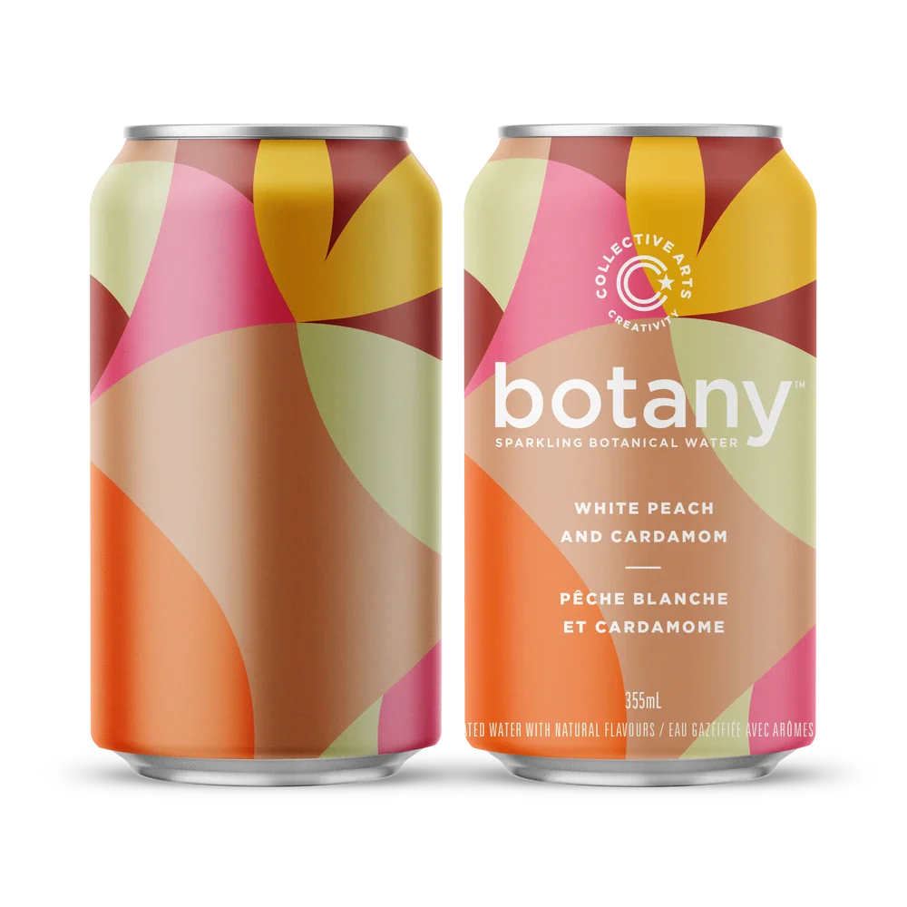 BOTANY PEACH CARDAMOM NON ALC SPARKLING WATER 355ML @ MacTaggart [1042631]