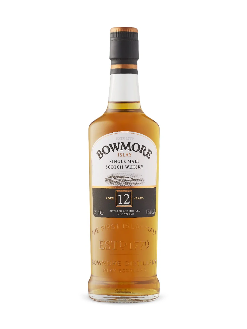 BOWMORE 12YR SINGLE MALT SCOTCH WHISKY 350ML @ MacTaggart [1003210]