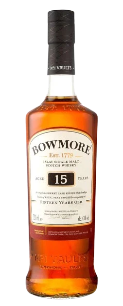 BOWMORE 15YR SINGLE MALT SCOTCH WHISKY 750ML @ Deerfoot Meadows [1008306]