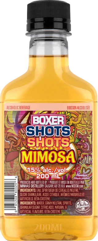 BOXER SHOTS MIMOSA 15% 200ML @ St. Albert [1050322]