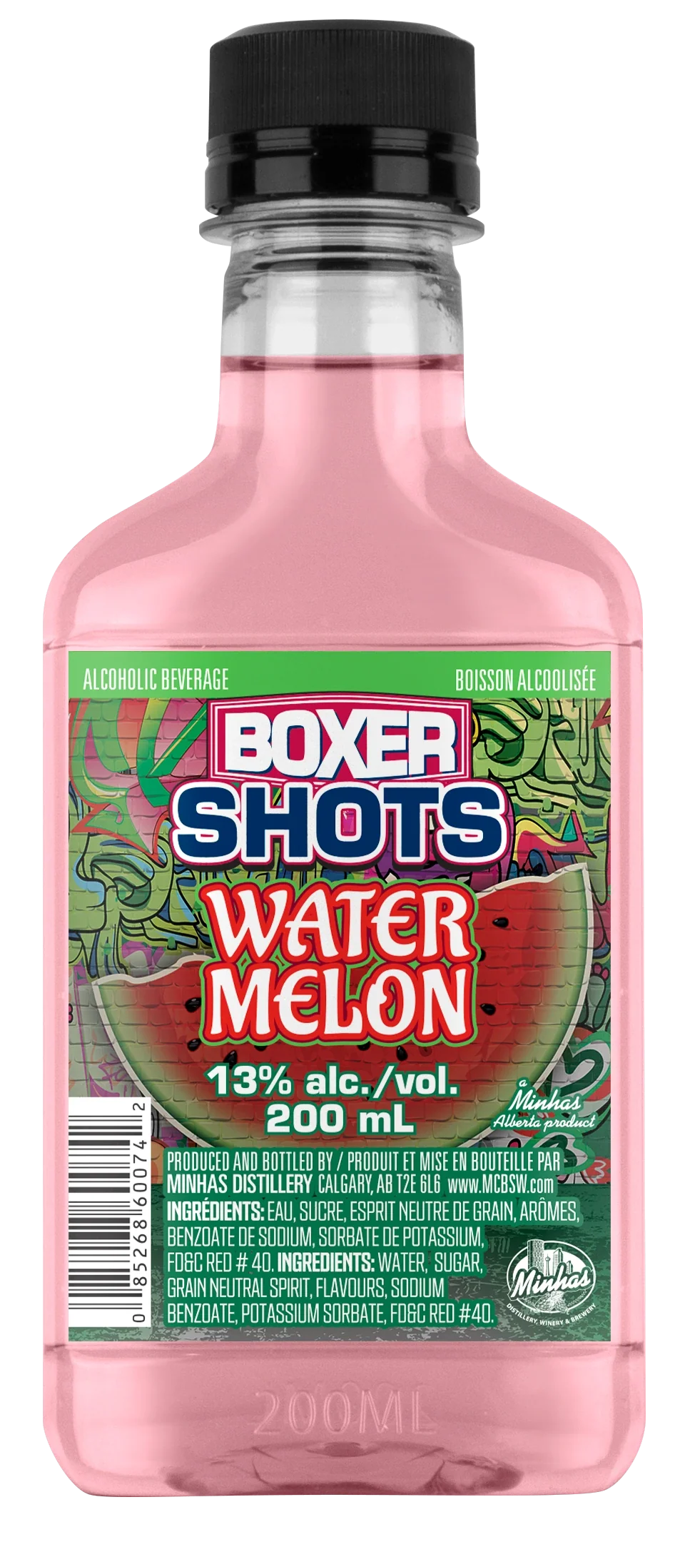 BOXER SHOTS WATERMELON 200ML @ MacTaggart [1028362]