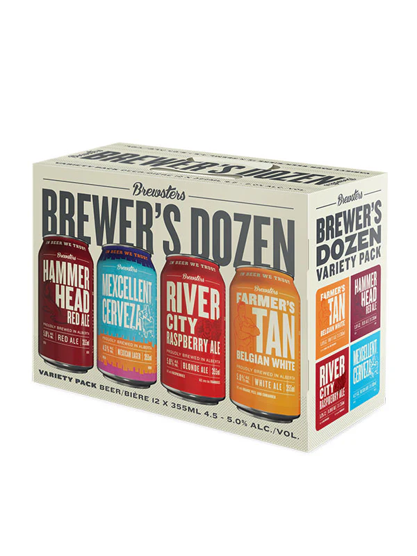 BREWSTERS BREWERS DOZEN MIXER 355ML 12PK CAN @ MacTaggart [1009850]