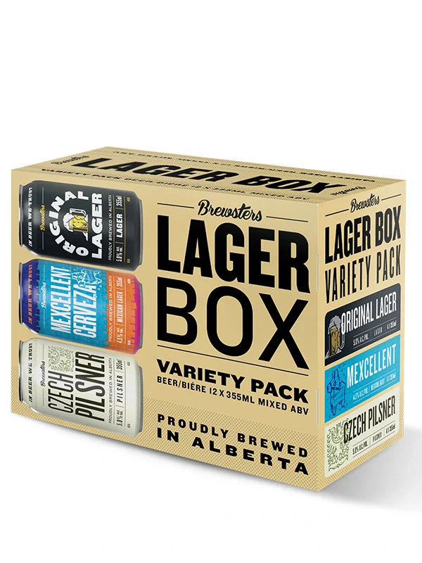 BREWSTERS LAGER BOX VARIETY PACK 355ML 12PK CAN @ Saskatoon [1059514]