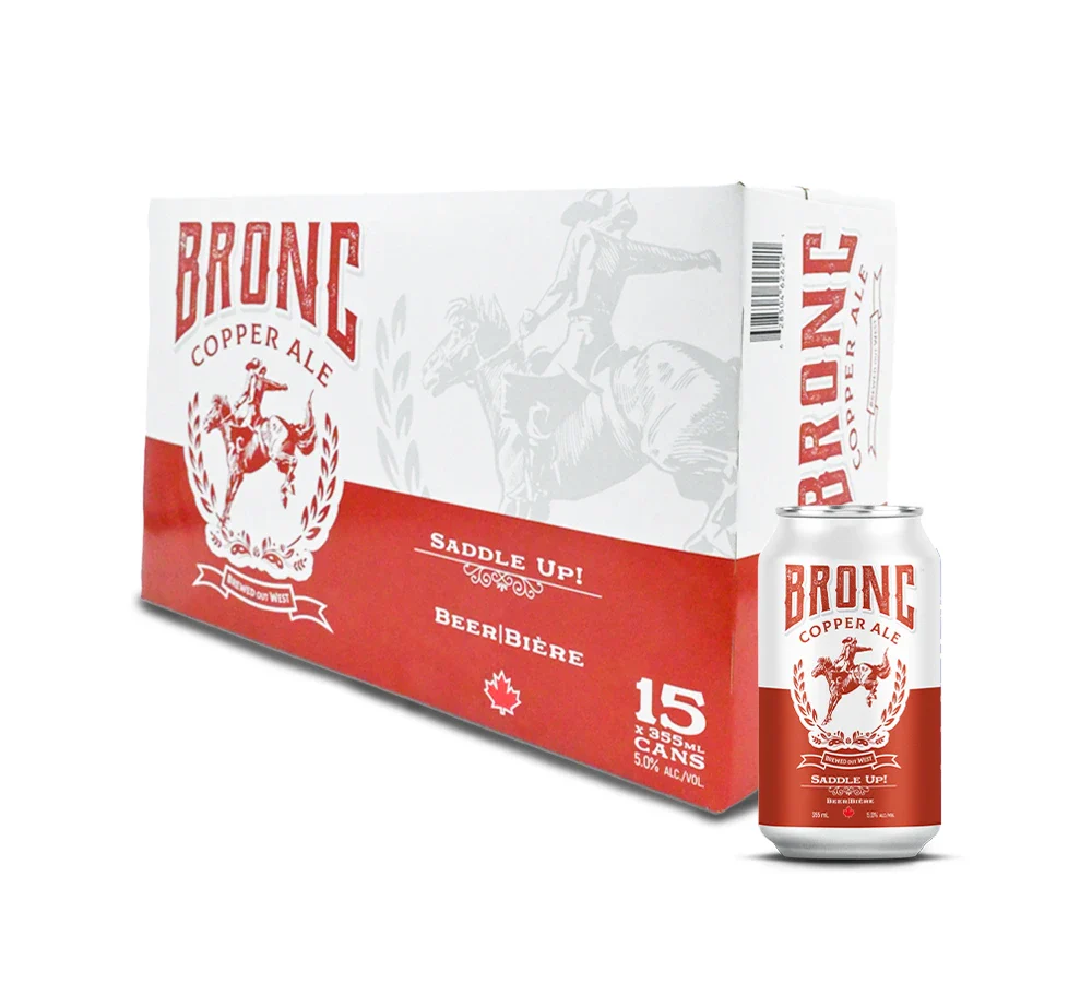 BRONC COPPER ALE 355ML 15PK CAN @ MacTaggart [1041130]