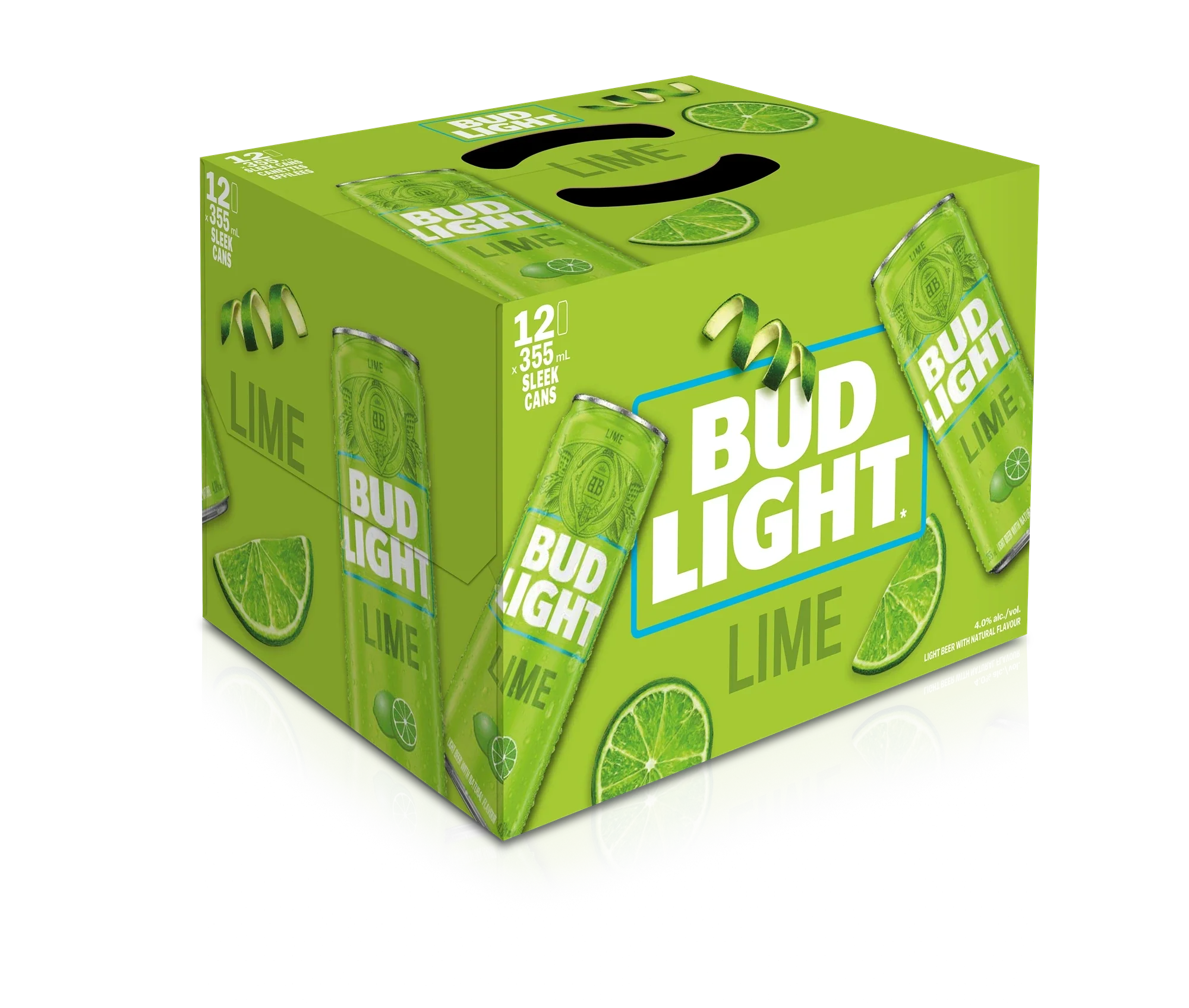 BUD LIGHT LIME 355ML 12PK CAN @ Deerfoot Meadows [1001509]