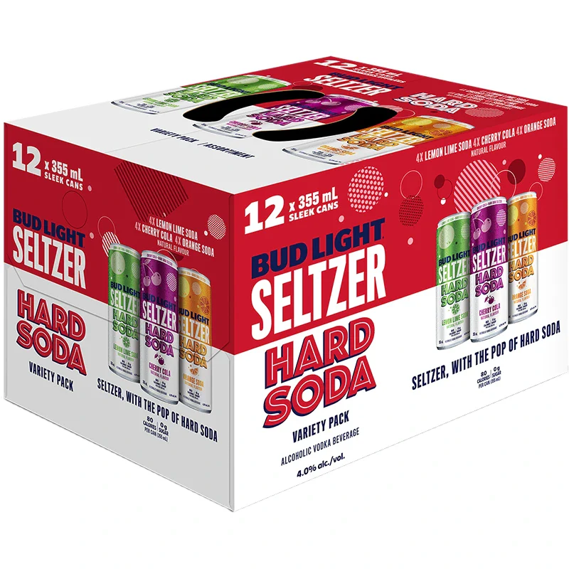 BUD LIGHT SELTZER HARD SODA MIXER 355ML 12PK CAN @ MacTaggart [1045386]