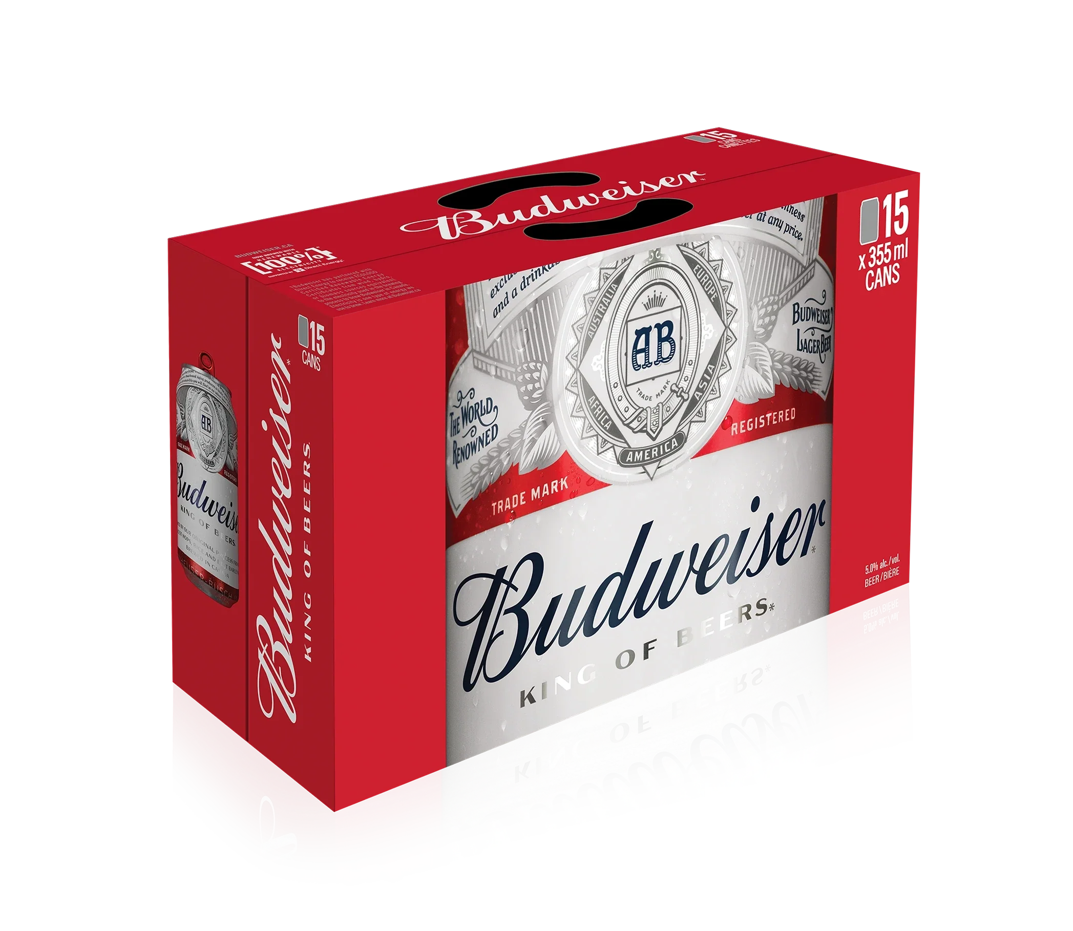 BUDWEISER 355ML 15PK CAN @ Deerfoot Meadows [1004188]