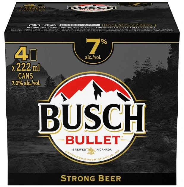 BUSCH BULLET 222ML 4PK CAN @ MacTaggart [1059187]
