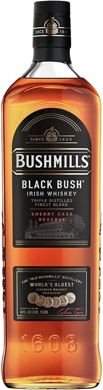 BUSHMILLS BLACK BUSH IRISH WHISKEY 750ML @ Deerfoot Meadows [1000867]