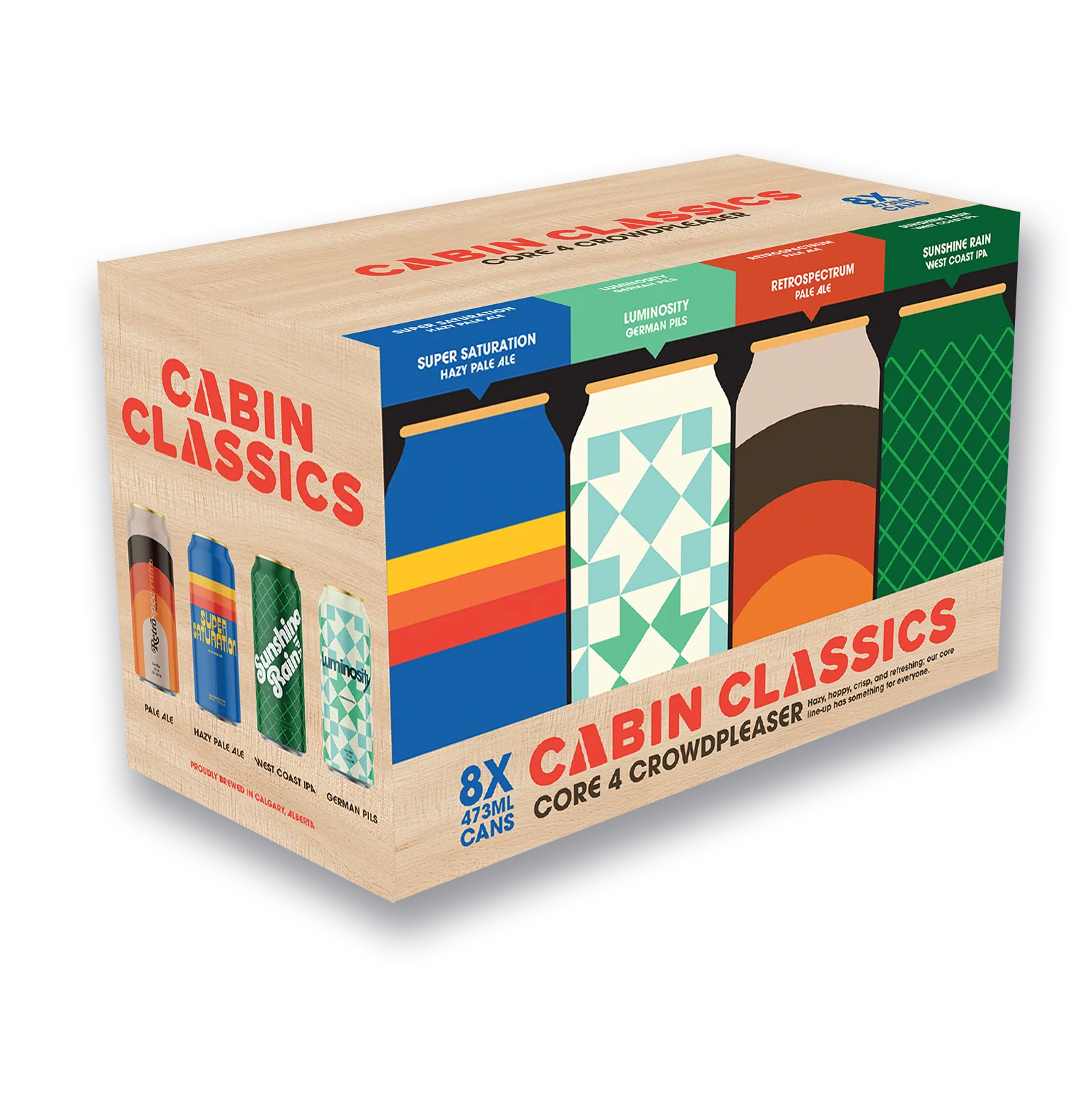 CABIN CLASSICS CORE 8C MIX PACK 473ML 8PK CAN @ Windermere [1074888]