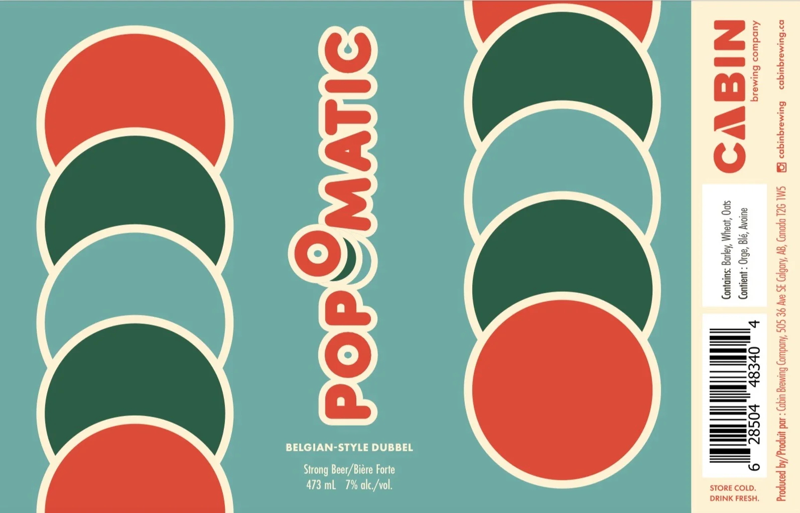 CABIN POPOMATIC 473ML 4PK CAN @ MacTaggart [1049384]