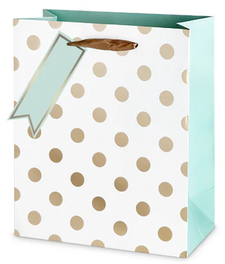 CAKEWALK BAG ASSORTED LARGE GOLD POLKADOT @ Saskatoon [1004494]