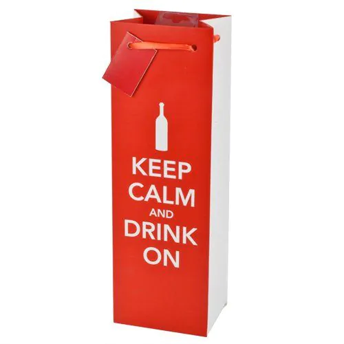 CAKEWALK KEEP CALM & DRINK ON GIFT BAG @ Deerfoot Meadows [1047890]