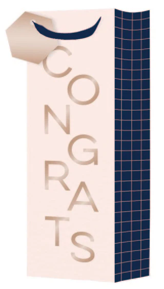 CAKEWALK METALLIC CONGRATULATIONS BAG @ Deerfoot Meadows [1005851]