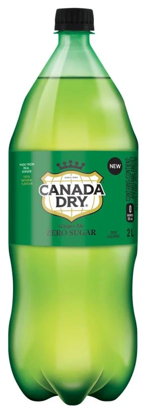 CANADA DRY GINGER ALE ZERO SUGAR 2L BT @ Deerfoot Meadows [1048699]