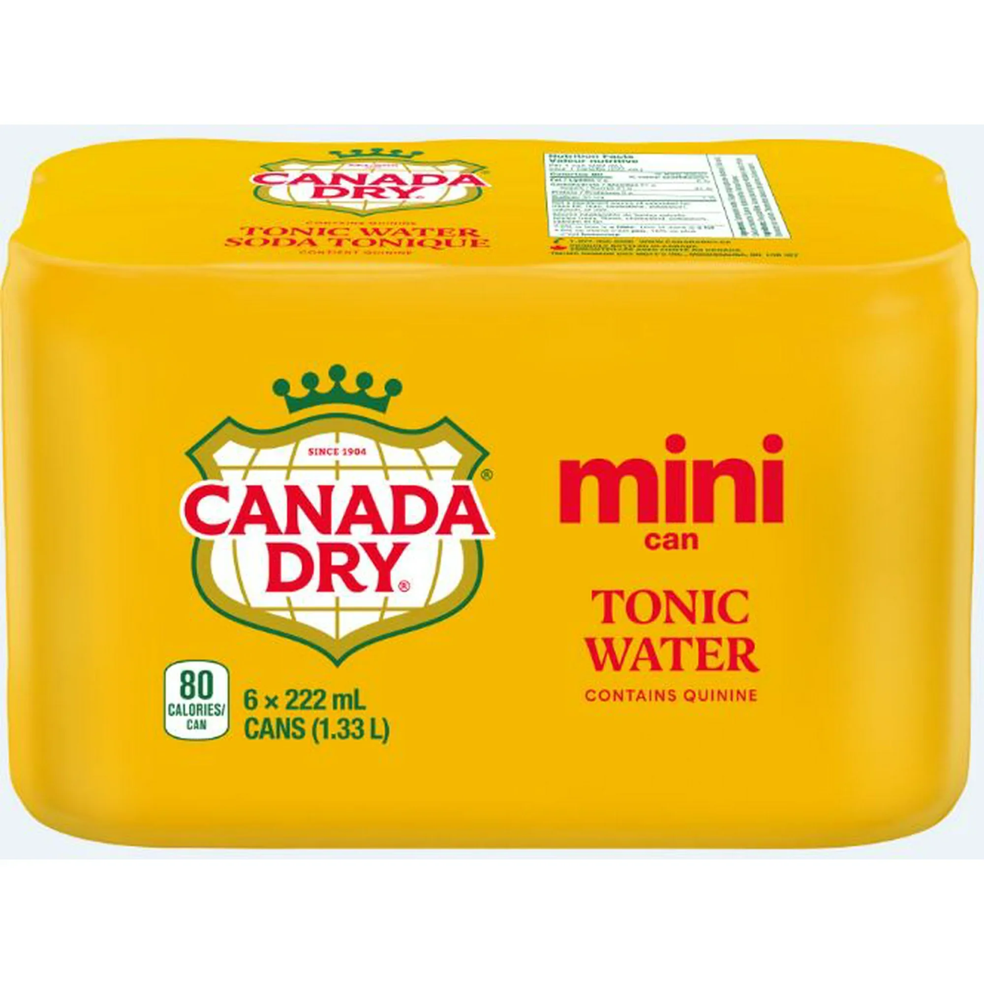 CANADA DRY TONIC WATER 222ML 6PK CAN @ MacTaggart [1004038]