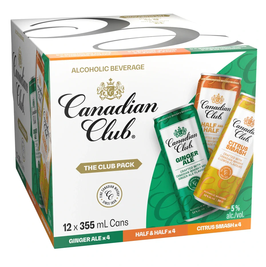 CANADIAN CLUB CLUB PACK 355ML 12PK CAN @ Deerfoot Meadows [1056150]