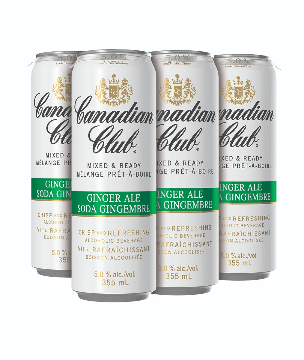 CANADIAN CLUB & GINGER 355ML 6PK CAN @ MacTaggart [1039328]