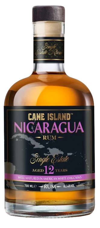 CANE ISLAND SINGLE ESTATE NICARAGUA 12YR RUM 700ML @ MacTaggart [1051589]