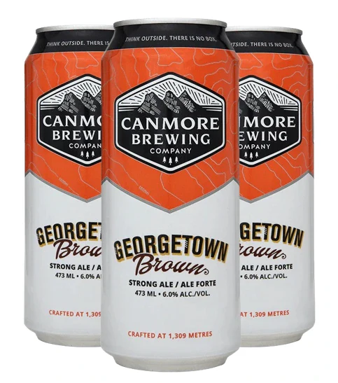 CANMORE GEORGETOWN BROWN ALE 473ML 4PK CAN @ Deerfoot Meadows [1016249]