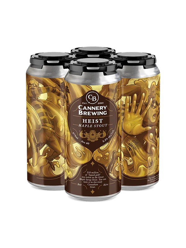 CANNERY HEIST MAPLE STOUT 473ML 4PK CAN @ MacTaggart [1007597]