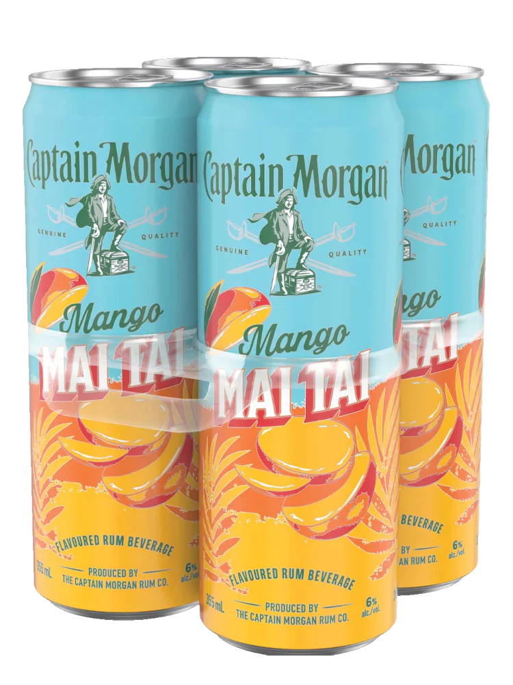 CAPTAIN MORGAN MANGO MAI TAI 355ML 4PK CAN @ Deerfoot Meadows [1044953]