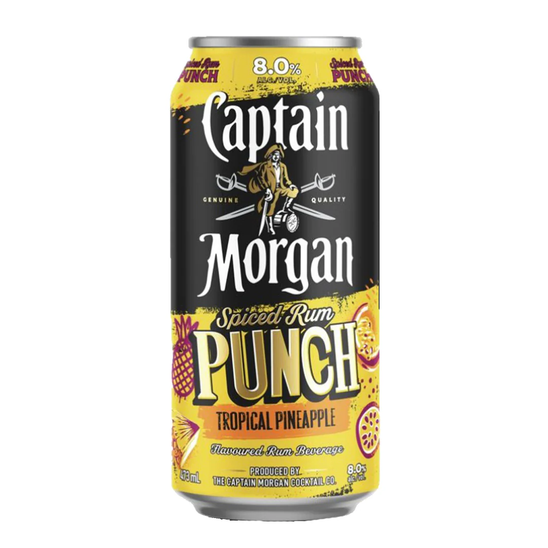 CAPTAIN MORGAN PUNCH TROPICAL PINEAPPLE 473ML CAN @ Saskatoon [1071669]
