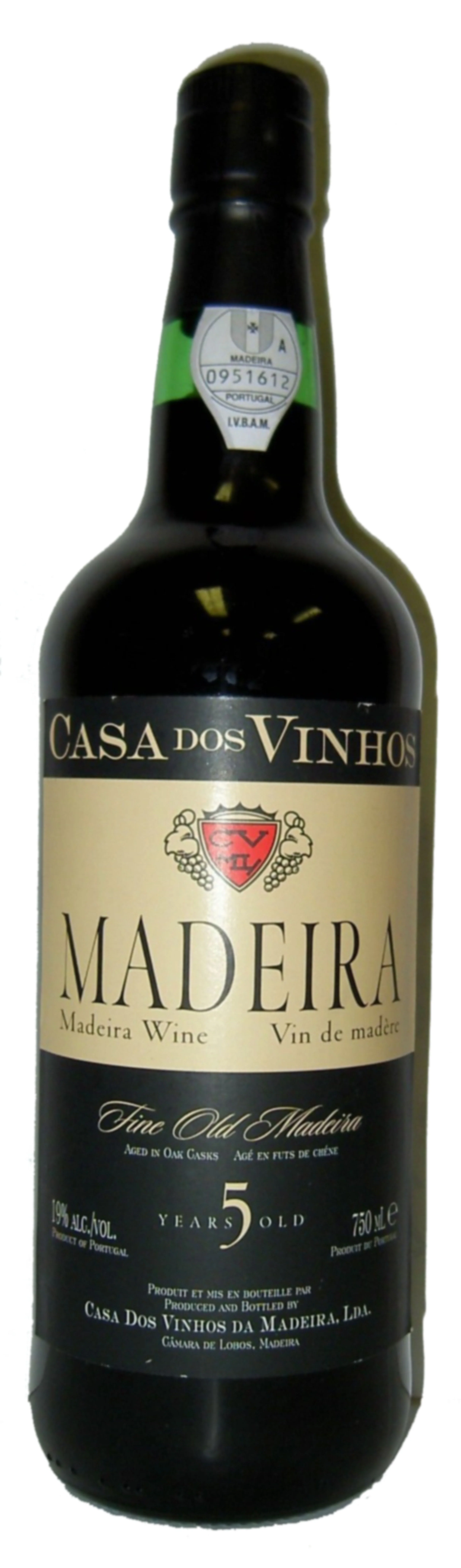 CASA DOS VINHOS 5YR MADEIRA 750ML @ Saskatoon [1012548]