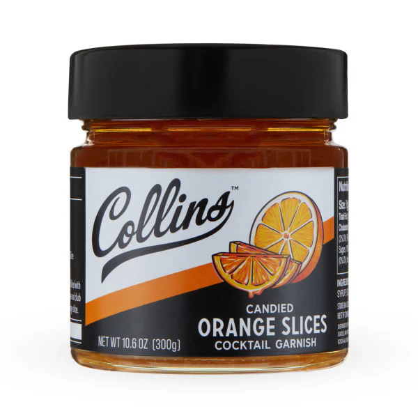 COLLINS CANDIED ORANGE SLICES IN SYRUP 10.6OZ @ Deerfoot Meadows [1057627]