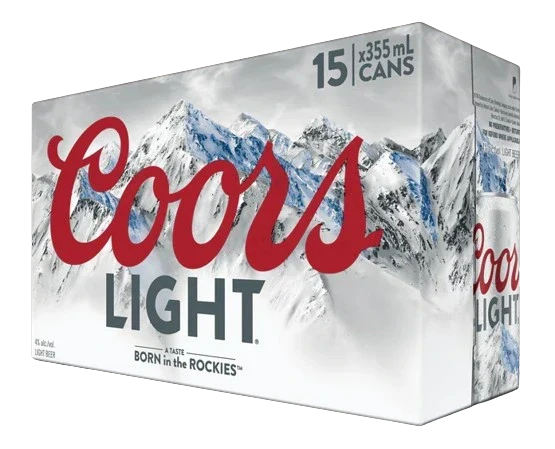 COORS LIGHT 355ML 15PK CAN @ Deerfoot Meadows [1004194]