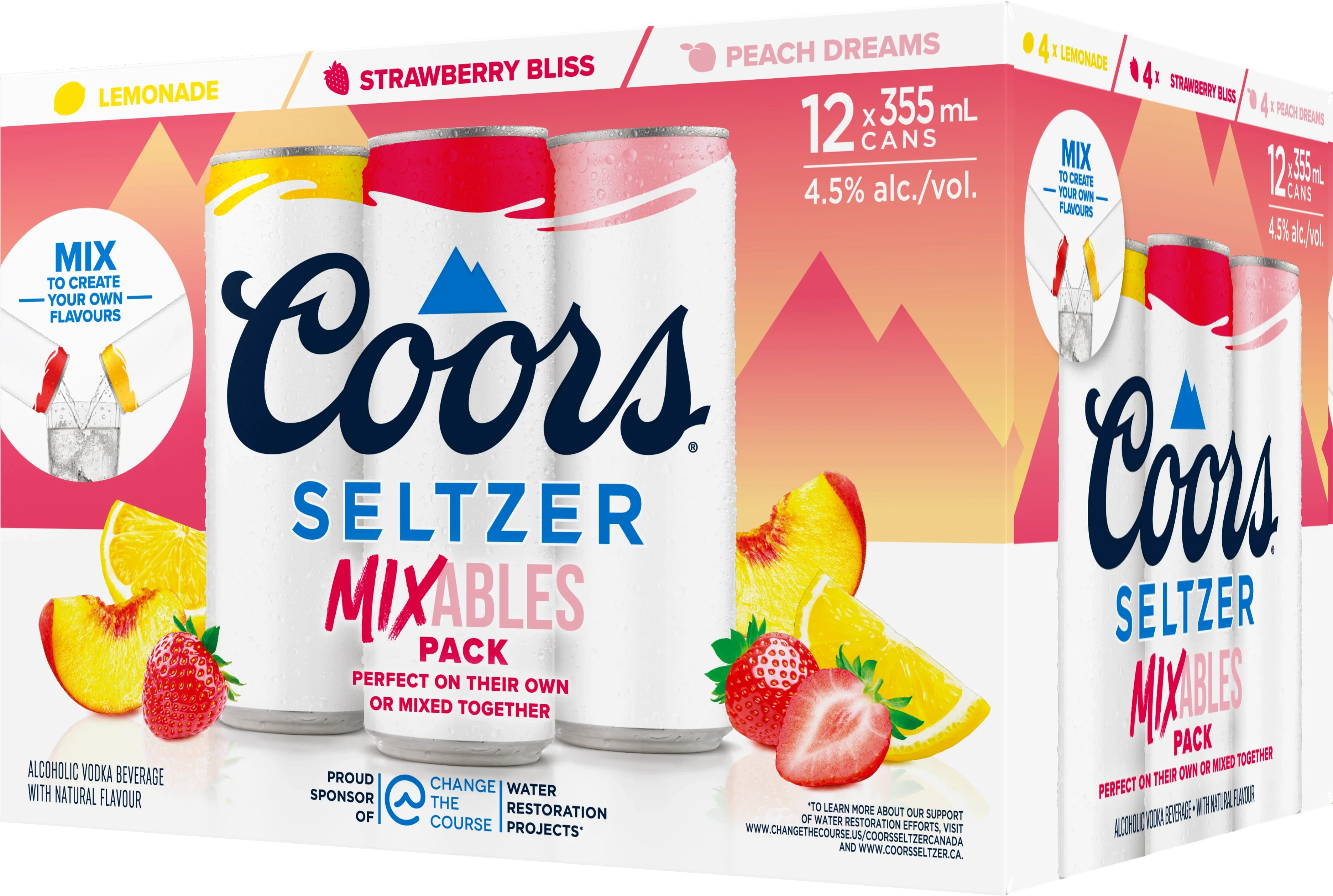 COORS SELTZER MIXABLES PACK 355ML 12PK CAN @ Deerfoot Meadows [1056051]