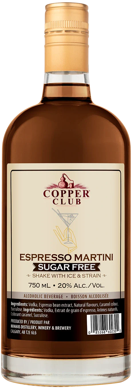 COPPER CLUB SUGAR FREE ESPRESSO MARTINI 750ML @ MacTaggart [1055469]