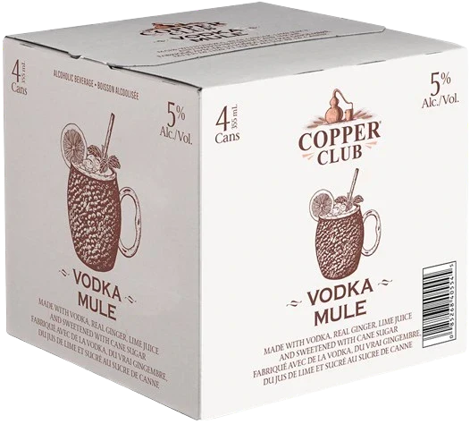 COPPER CLUB VODKA MULE 355ML 4PK CAN @ MacTaggart [1052547]