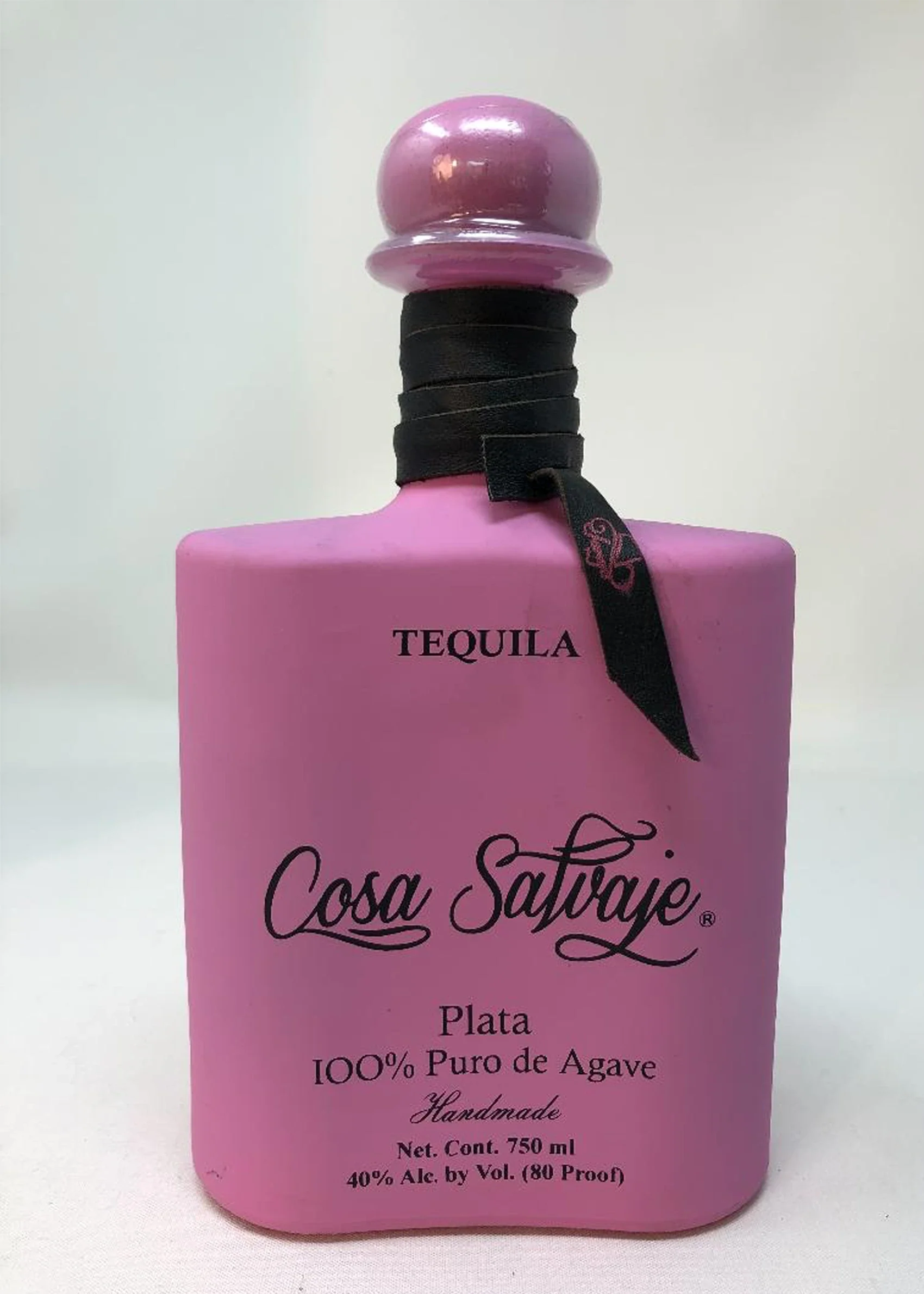 COSA SALVAJE PINK BOTTLE BLANCO TEQUILA 750ML @ MacTaggart [1034455]