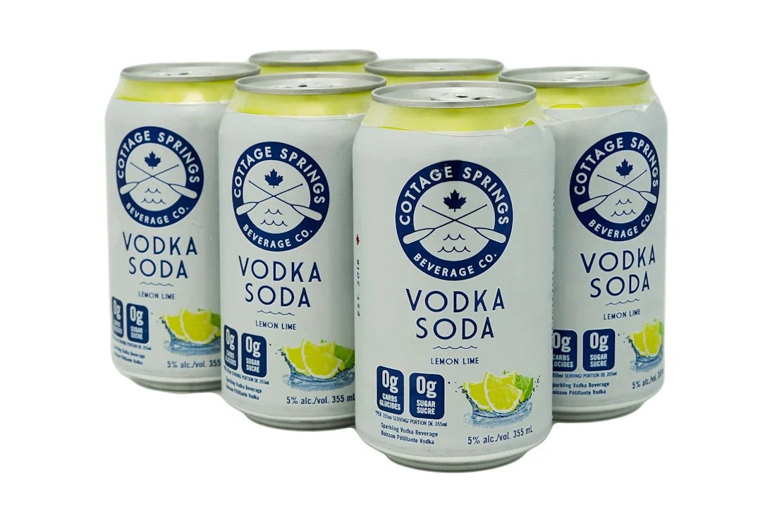 COTTAGE SPRINGS VODKA SODA LEMON LIME 355ML 6PK CAN @ MacTaggart [1009890]