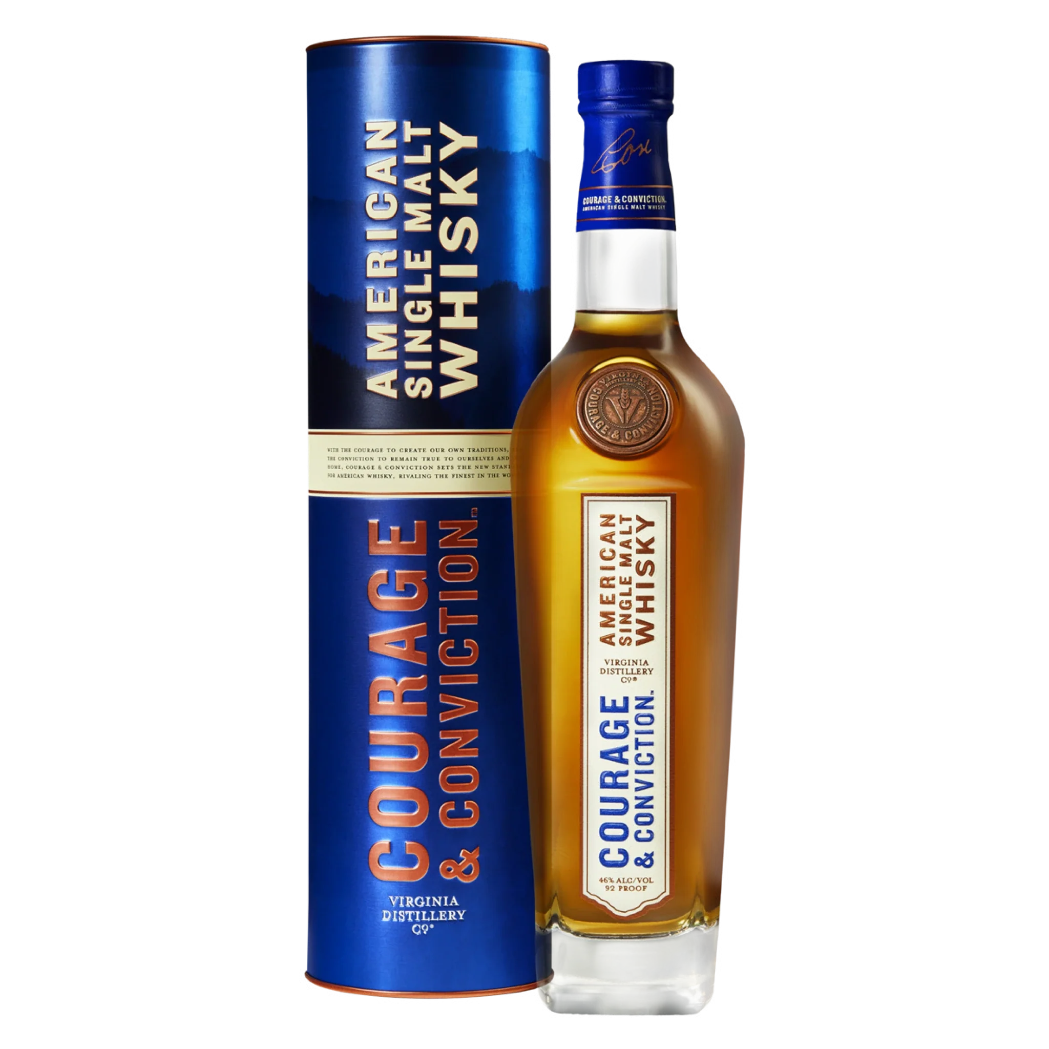 COURAGE & CONVICTION VIRGINIA SINGLE MALT WHISKY 750ML @ Windermere [1055109]