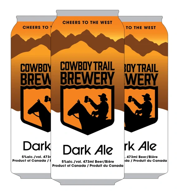 COWBOY TRAIL DARK ALE 473ML 4PK CAN @ Deerfoot Meadows [1053379]